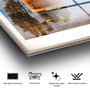 Wallity Cuadro Decorativo de Vidrio Templado Multicolor 30 x 45 cm